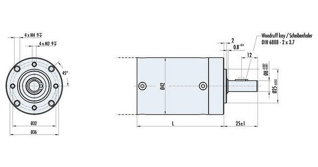 Dunkermotoren PLG Series Gearbox - High Torque & Efficiency - Image 2