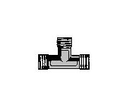 Durable Tee Connector for Plumbing Systems - Image 1