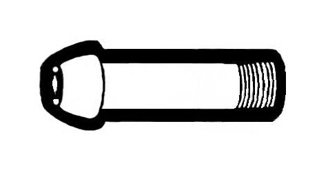 P.O.L. Tailpiece for Plumbing Specialties - 1/4" O.D. - Image 1