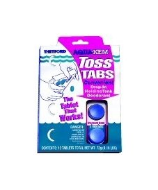 Toss Tabs - Toilet Chemical Tablets for Holding Tank Systems - Image 1