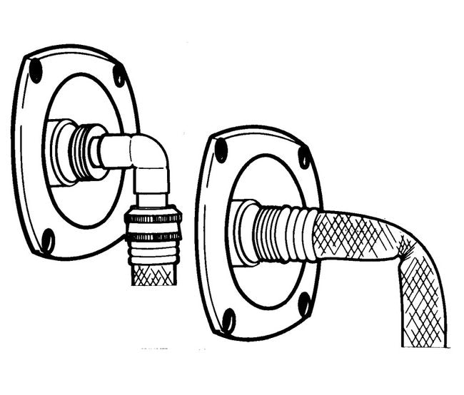 Durable Brass 90-Degree Hose Saver Elbow - Image 2