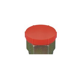 TP Series Metric Threaded Plugs - M20 x 1.5, Red, Low-Density Polyethylene - Image 1