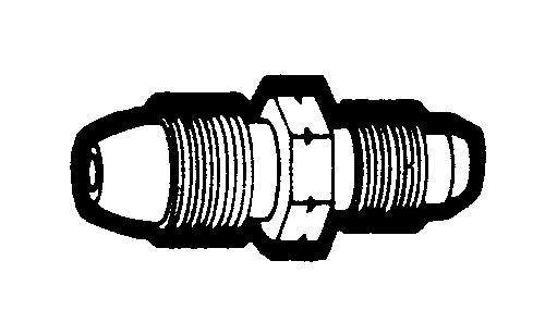 P.O.L. x Male Flare Plumbing Fitting - 5/8" Flare to P.O.L. - Image 1