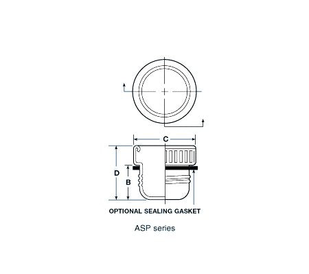 ASP Series Threaded Aluminum Plugs for 37 Degree Flared Fittings - Image 2