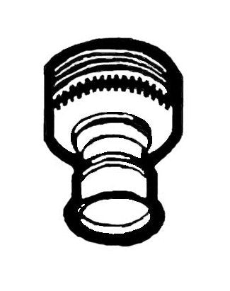 Brass Faucet Snap Coupler - Small Aerating Nipple Dual Thread - Image 1