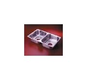 Commercial Grade Double Stainless Steel Self Rim Sink - Image 1