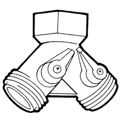 Heavy-Duty Plastic Water Hose Shut-Off Valve - Image 2