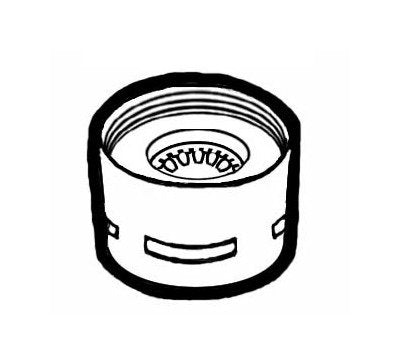 Brass Slotted Faucet Aerator - Image 1