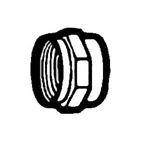 Brass Ball Cock Nut Tailpiece - Image 1