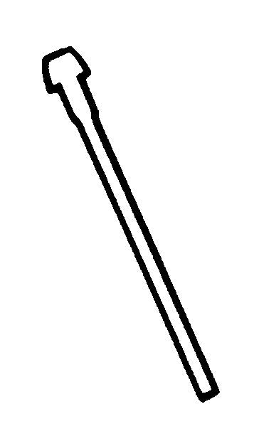 Chrome Tube with Lavatory Nose - 3/8" O.D. Supply Tube - Image 1