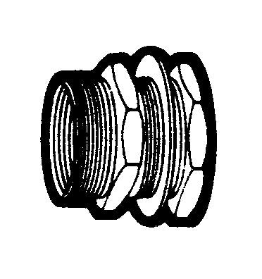1/2" Brass Evaporative Cooler Drain - Image 1