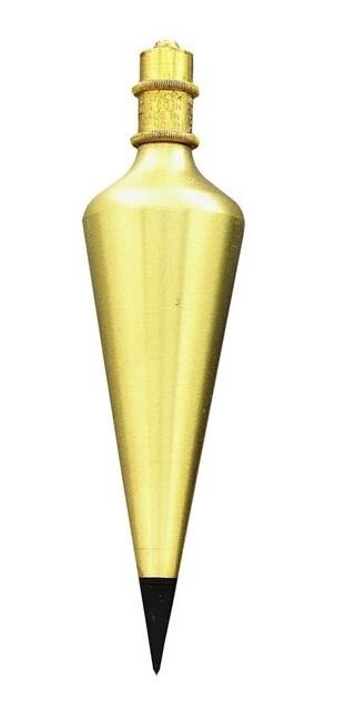 General 5 Inch Brass Plumb Bob - Image 1