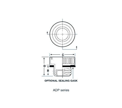 Threaded Aluminum Plugs for Flareless Tube Assemblies - ADP Series - Image 2