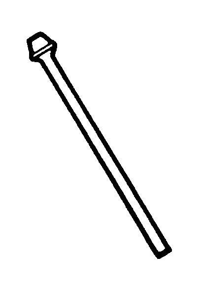 3/8" Plastic Tube Supply Tubes with Lavatory Nose - Brass - Image 1