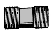 Male Threaded Coupler 3/4 x 1/2 Inch