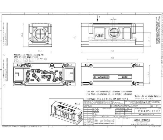 Wieland FCS 4 7 SI FK Connecting Module - Image 2