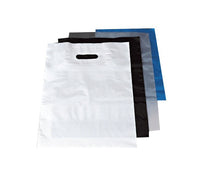 15in Polyethylene Tote Bag with Patch Handle
