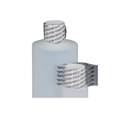 Tamper-Evident PVC Shrink Band (2.75-3mm) with Printed Message - Image 1