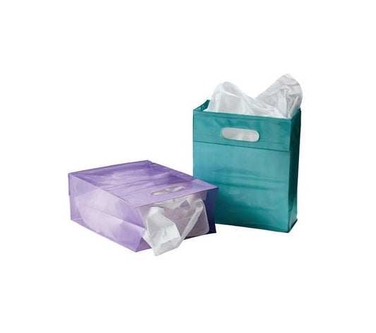 Polypropylene Gift Storage Bag 8x4x10 in Teal Green - Image 1