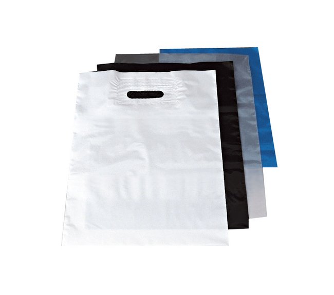 18 Inch Polyethylene Tote Material Handling Bag with Patch Handle - Image 1