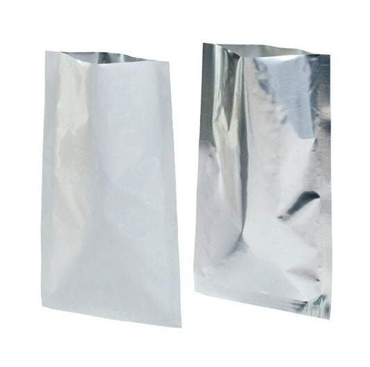Polyester Foil Barrier Pouch - 6x10 Silver, FDA/USDA Compliant - Image 1