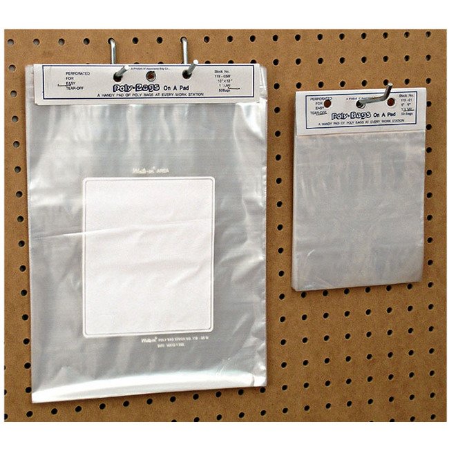 6x7 Polyethylene Material Handling Bag Pad, FDA USDA Standards, 1.5 mil Thickness - Image 1
