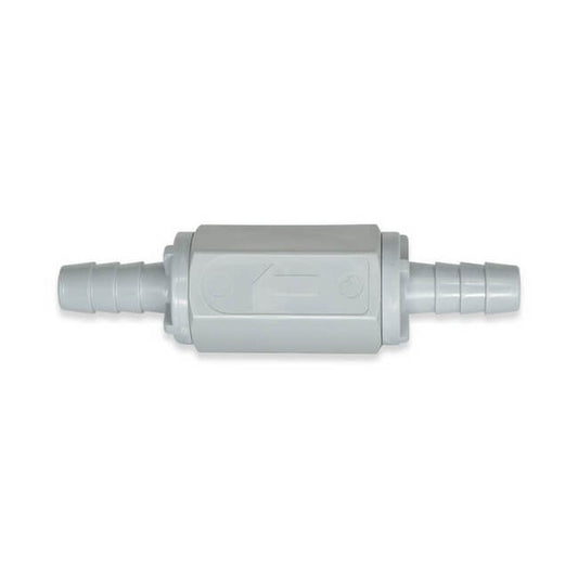 PVDF Poppet Check Valve 1/4in Compression x Male Thread - Image 1