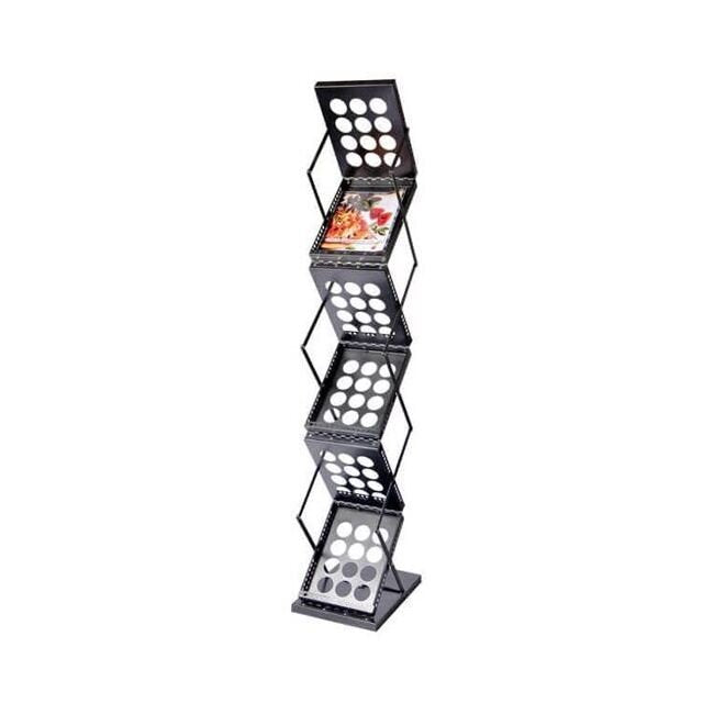 Heavy-Duty Pop-Up Literature Rack with Travel Bag - Image 1