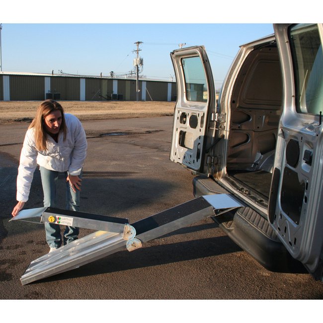 Handi-Ramp® Multifold Aluminum Wheelchair Ramps - Image 1