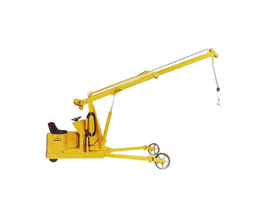 Portable Hydraulic Floor Crane with Battery - 6000 lb Capacity - Image 1