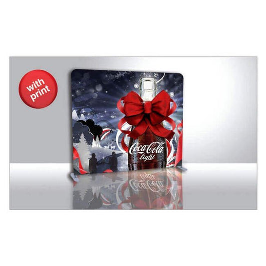 Megastore 10 ft Straight Tube Display with Fabric Print - Image 1