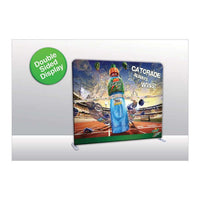 10 ft Straight Tube Display with Double-Sided Fabric Print