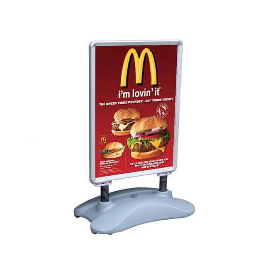 Megastore A-Frame Double-Sided Sidewalk Poster Sign - 19x30 Vinyl Prints - Image 1