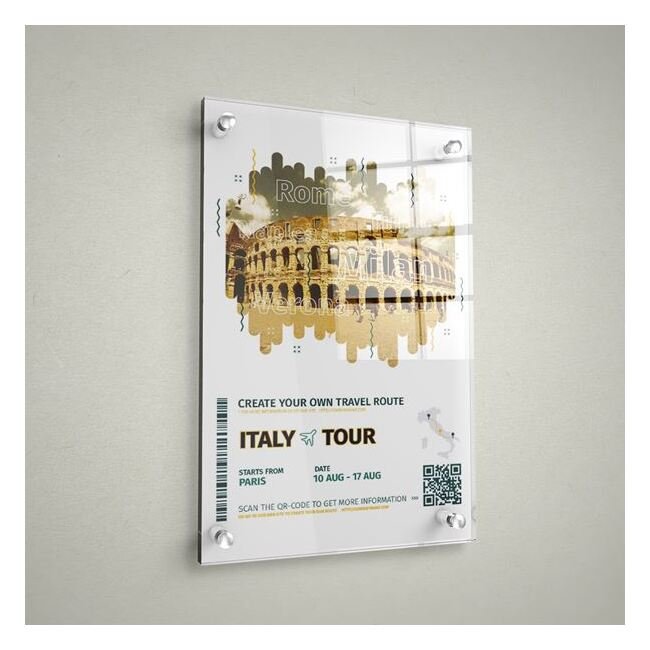 Megastore Clear Acrylic Poster Sign TPS-ASB - Image 2
