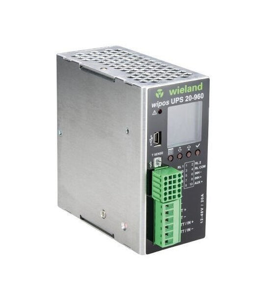 Wieland USV-DC WIPOS UPS 20-960 Uninterruptible Power Supply with Battery Modules - Image 1