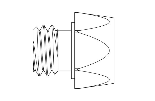 Precision Metal Orifice Assembly - 10-32 UNF Bleed Plug with Integral Screen - Image 2