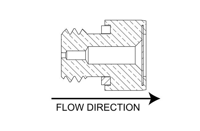 Precision Metal Orifice Assembly - 10-32 UNF Bleed Plug with Integral Screen - Image 3