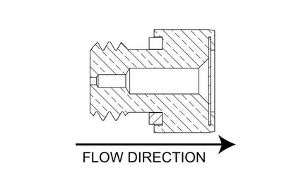 Precision Metal Orifice Assembly - 10-32 UNF Bleed Plug with Integral Screen - Image 3
