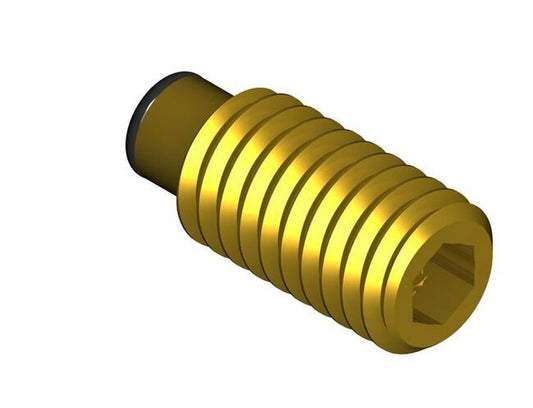 Threaded Brass Orifice Inserts 6-32 UNC to 5/16-18 UNC - Image 1