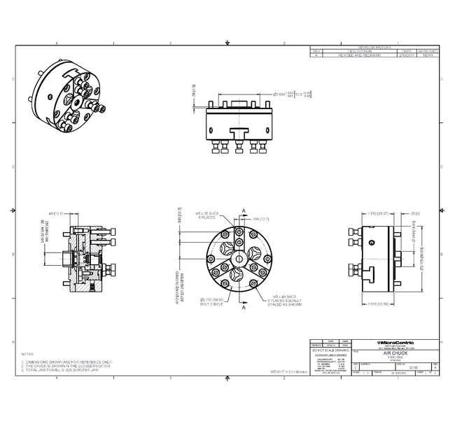 Precision Rotating Air Chucks - Image 1
