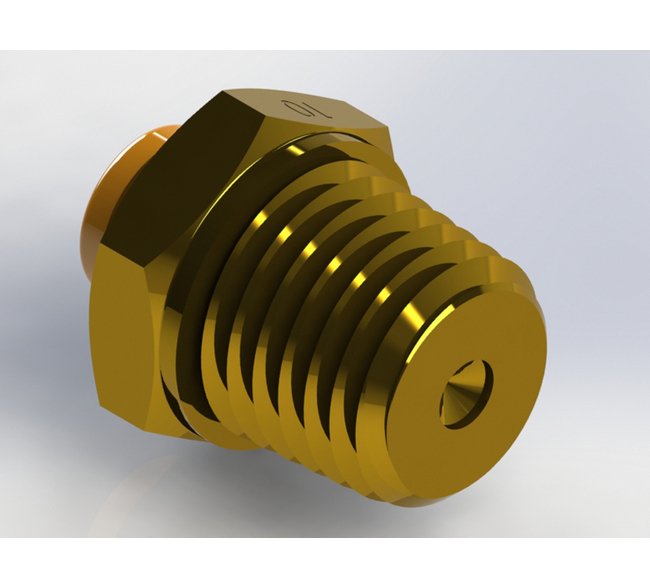 Precision Metal Orifices - Push-On Tube Adapters 1/4" NPT x Tube - Image 1