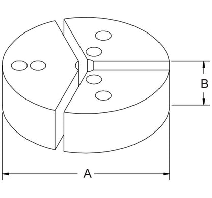 Precision Blank Pie Jaws Set - Image 2