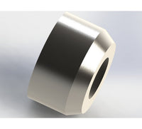 Precision Metal Orifices - Press-Fit Inserts, 0.258" OD - Stainless Steel