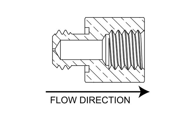 Precision Metal Orifices Adapter - 10-32 UNF Connection - Image 3