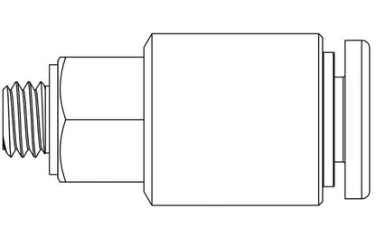 Precision Metal Orifice Push-On Tube Adapters - Image 2