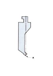 90 Degree General Purpose Press Brake Tooling Punch, 9/16" Nose Height - Image 1
