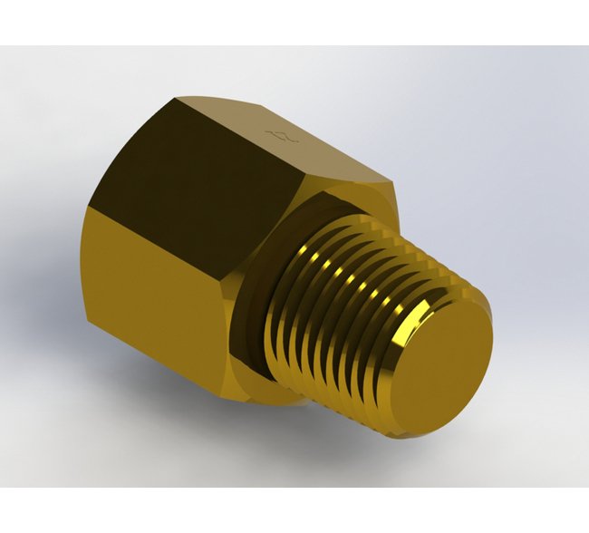 Precision Pressure Snubber NPT Pipe Adapter - Image 1