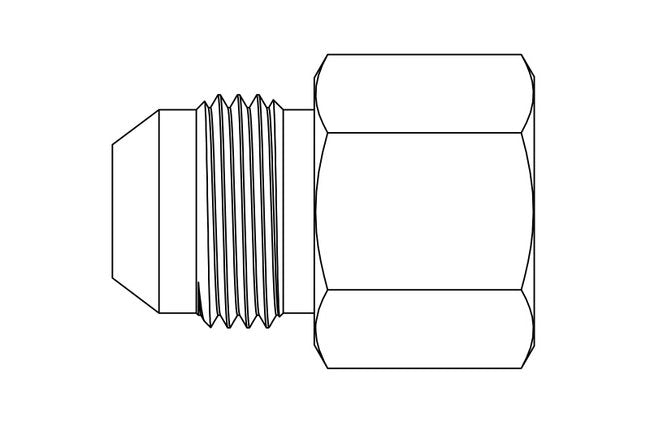 SAE 37 Degree Flare Adapter - Type CFJ8 - Image 2
