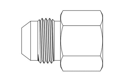 SAE 37 Degree Flare Adapter - Type CFJ8 - Image 2