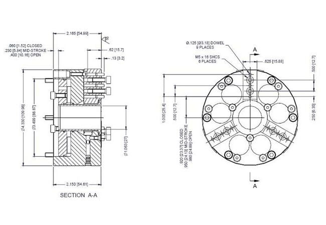 PPC110D Precision Power Chuck Models - 3 Jaw & 2 Jaw, QC System - Image 2